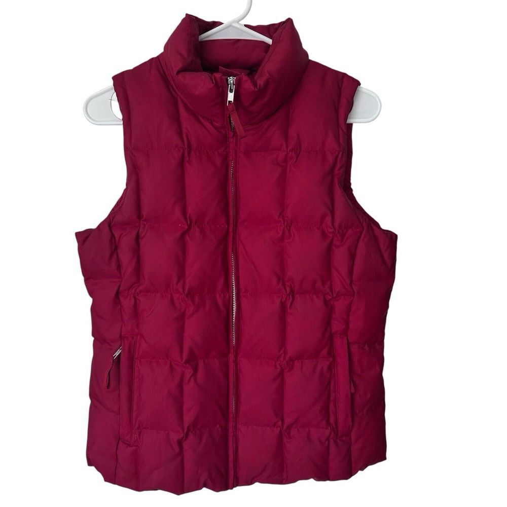 GAP Red Down Puffer Vest Women's Size Medium VINTAGE Y2K